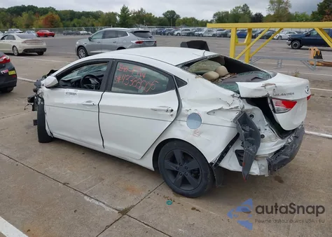 2012 Hyundai Elantra Gls из США, поврежденный, VIN 5NPDH4AE0CH105074